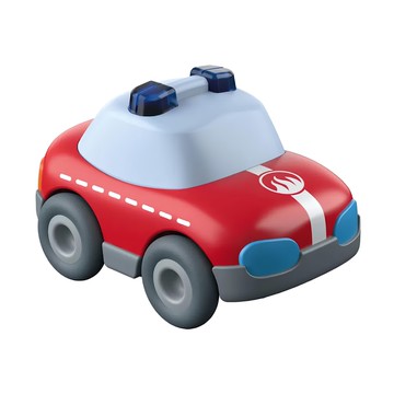 HABA 酷樂比 慣性動力車 緊急救難車，ABS材質 2歲以上適用  1個  9 x 5.7 x 5.2cm