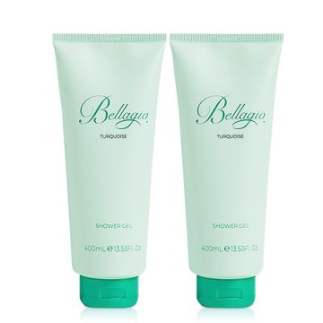 【短效品】Bellagio 湖畔晨光女性香氛沐浴凝膠400mlX2入