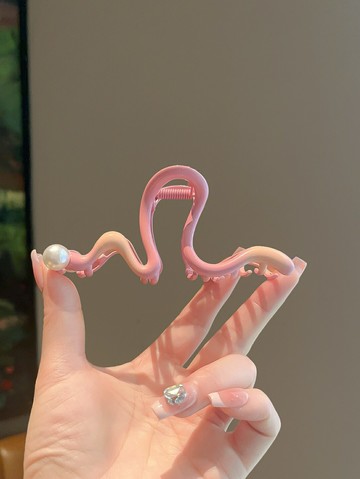 漸變粉y2k多巴胺蝴蝶發抓夾女高級感發夾氣質網紅鯊魚夾【淘夢屋】