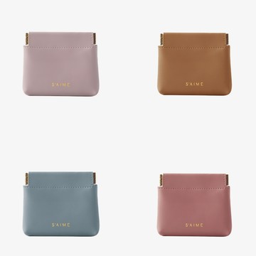 S'AIME 真皮彈片收納袋