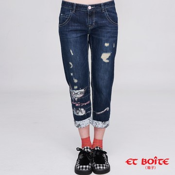 【買1送1】眼鏡貓咪刷破男友褲 - BLUE WAY ET BOITE箱子