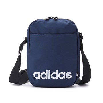 ADIDAS  LINEAR ORG 側背小包 藍 IN6128
