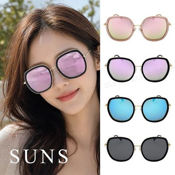 【SUNS】韓版偏光太陽眼鏡 Polarized時尚大框墨鏡 防眩光 抗UV(31700)