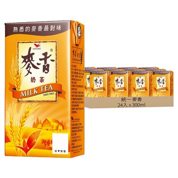 統一 麥香 奶茶  300ml  24入