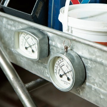 【復古工業風溫濕度計】現貨 日本 DULTON 美式復古不鏽鋼溫溼度計/4款 磁吸式附磁鐵 溫度計 溼度計 日本原裝進口 熱賣中!