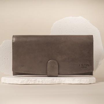 NORTH.116 時尚流線設計真皮長夾《071850cl》