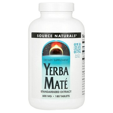 Source Naturals, 巴拉圭冬青，600 毫克，180 片