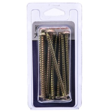 675 大扁頭鐵板牙螺絲 3/16X2-1/2" 10支