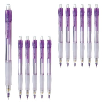 PILOT 百樂 透明自動鉛筆 H-185N-V-2BTW 紫色 12支裝  0.5mm  1盒