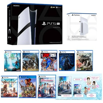 PlayStation PS5 PRO主機+光碟機+精選遊戲 P2