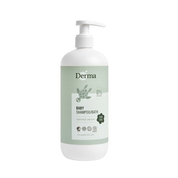 丹麥 Derma 寶寶有機洗髮沐浴露家庭號500ml(不流淚)