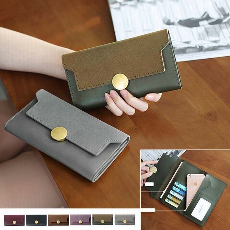 財布 長財布 三つ折り スマホ レディース かぶせ ミニ かわいい 小銭入れ サイフ レザー かわいい 多機能 プレゼント ギフト 大学生 韓国 515 通販 Lineポイント最大0 5 Get Lineショッピング