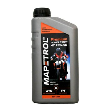 MAPETROL PREMIUM POWER ESTER 15W50 4T 頂級合成酯類機油【299免運領券再享折扣】