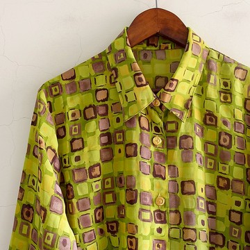 │Slowly│ 方塊/古著襯衫 │vintage.復古.文藝