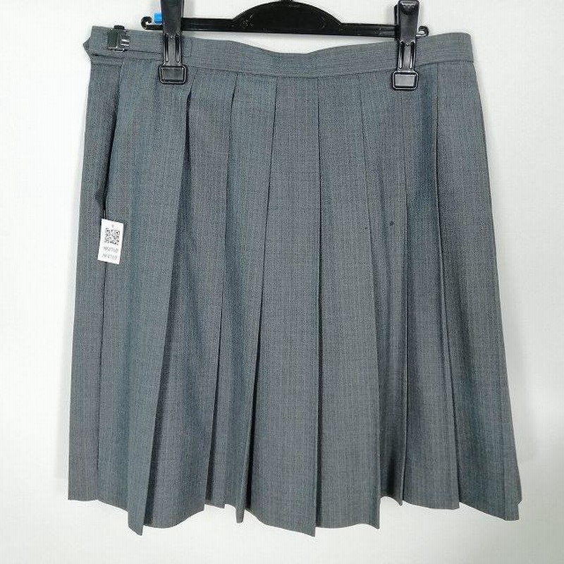 1円 スクールスカート 大きいサイズ 学生服 夏物 16車ヒダ w70