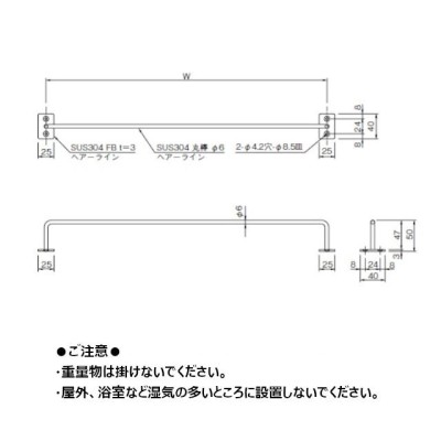 クリアランス susタオル掛け杉田エース