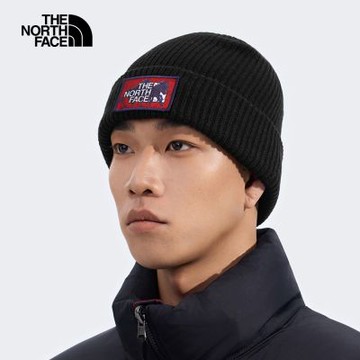 【The North Face 官方旗艦】新年款-北面男女款黑色FLASHDRY速乾毛帽｜8CGZGF4