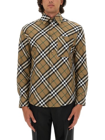 burberry shirt with check pattern