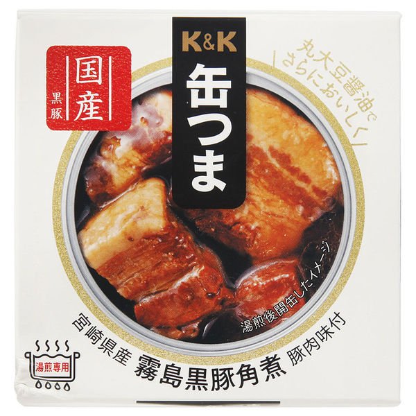 国分グループ本社缶詰　KK　缶つま　霧島黒豚 角煮 国分グループ本社　1個