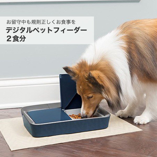 ペットセーフ Petsafe おるすばんフィーダー デジタル 2食分 バージョン2 自動給餌器 犬 猫 ペット 餌 自動餌やり機 お留守番 W 通販 Lineポイント最大0 5 Get Lineショッピング
