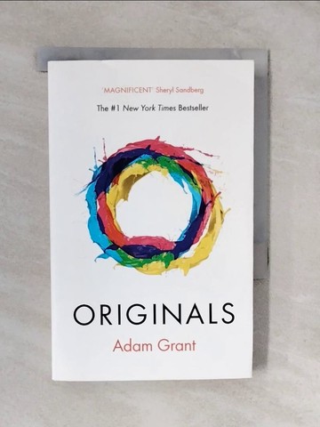 【書寶二手書T9／原文書_XUI】Originals_Adam Grant; foreword by Sheryl Sandberg