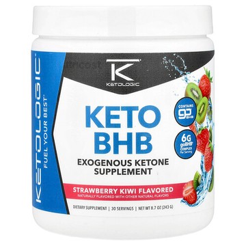 KetoLogic, 生酮 BHB，草莓獼猴桃味，8.7 盎司（243 克）