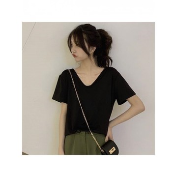 【🔥百搭素T款】短袖T恤女生夏季寬鬆顯瘦白色衣服韓系慵懶風網紅ins流行潮流時髦洋氣純色休閒熱銷爆款日常風格大尺碼新款
