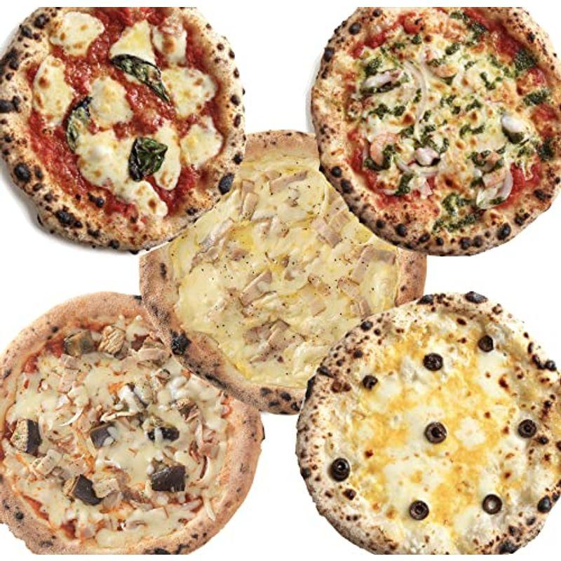 ５種類５枚セットPIZZAREVO冷凍ピザ（約２３ｃｍ）人気５種類５枚セット (極マルゲリータ 海鮮トマトバジル カルボナーラ 茄子とベーコ