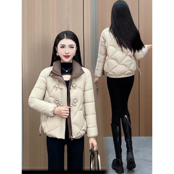 新中式棉衣外套女短款2024年冬季新款今年流行爆款盤扣洋氣小棉襖