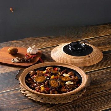 老式陶土砂鍋燉鍋家用燃氣燉湯煲湯耐高溫可干燒商用煲仔飯黃燜雞
