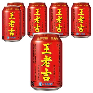 王老吉 涼茶植物飲料 310毫升 x 6罐  清涼解渴  消暑解膩  310ml