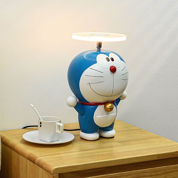 台灣公司貨 免運 可開票  哆啦A夢臺燈創意卡通臥室床頭裝飾擺件燈機器貓兒童房臺燈禮物