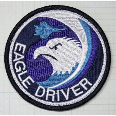 航空自衛隊グッズ  那覇基地　３０４飛行隊　EAGLE DRIVERブルーワッペン・パッチ