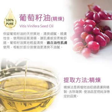 【ANDZEN 安得仁】葡萄籽油/葡萄子油250ml-玻璃瓶裝(按摩油保濕油基礎油基底油)