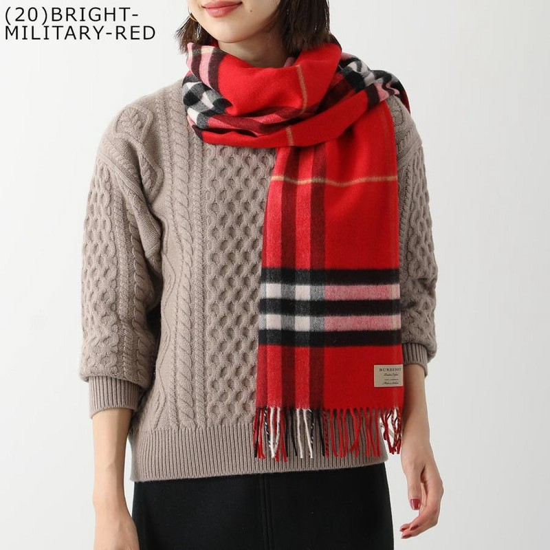 BURBERRY バーバリー マフラー GIANT CHECK CASHMERE SCARF レディース