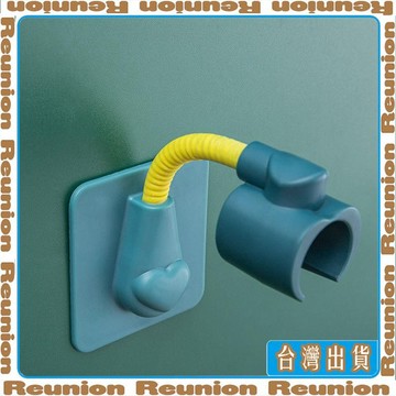 🏠臺灣出貨🏠花灑支架免打孔無痕可旋轉納米膠花灑底座淋浴噴頭固定器瓷磚專用 可開發票✔Reunion