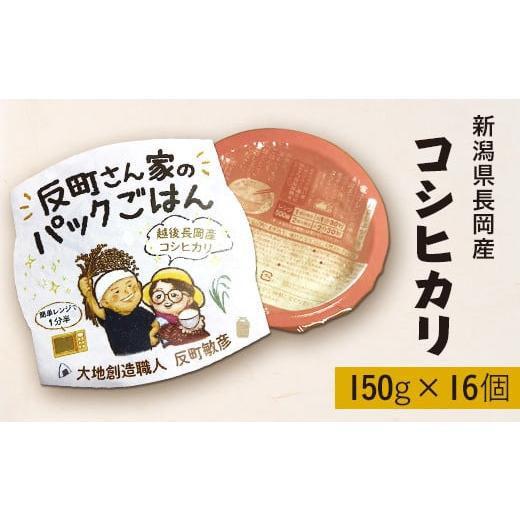 ふるさと納税 新潟県 長岡市 E1-23新潟県長岡産コシヒカリパックご飯 150g×16個