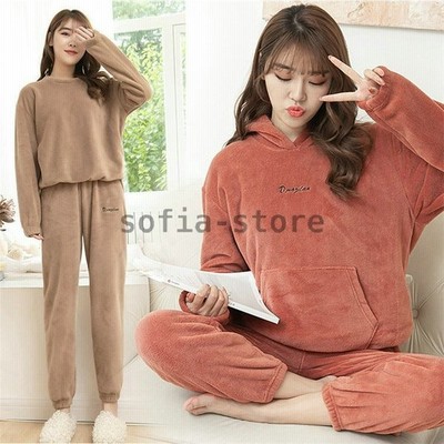 ヴィジョン ストリートウェア パジャマ 冬 レディース 綿 厚手 厚い 長袖パジャマ かわいい ルームウェア 上下セット 部屋着 寝巻き ナイトウェア 大 通販 Lineポイント最大get Lineショッピング