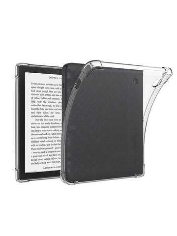 Kobo Libra 2電子書保護套2021款透明殼柔性輕薄TPU軟背殼套