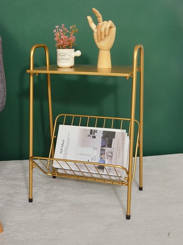 金屬沙發邊幾小茶幾現代簡約北歐創意鐵藝邊桌圓桌角幾可愛小桌