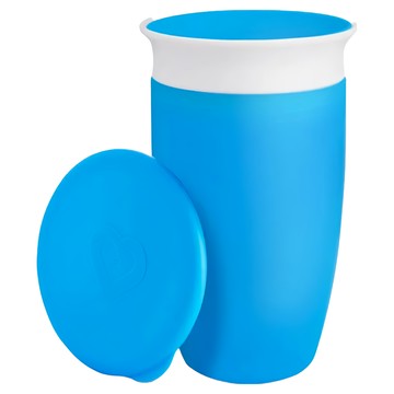 munchkin 滿趣健 360度防漏杯 附蓋 296ml 藍色  1個