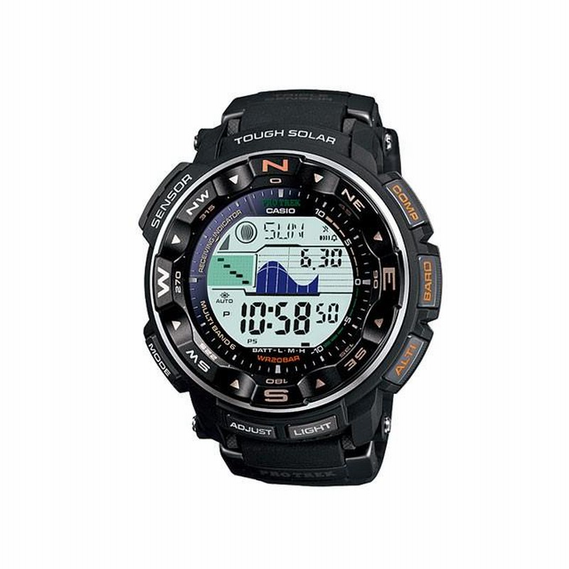 CASIO PRW-2500-1JF ブラック電波ソーラー PROTREK¥44000状態