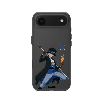 iPhone Air Clear (相機按鈕) 酷墨灰 - 航海王 One Piece - 角色系列-薩波