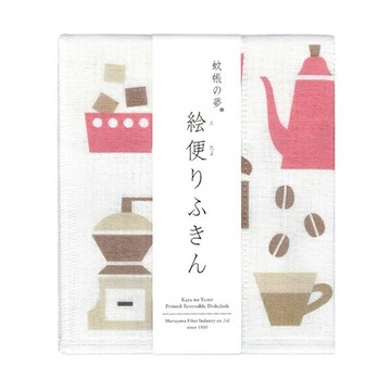 日本製 奈良產 KAYA 六層棉紗洗碗巾-咖啡 家事布 擦碗巾 抹布 蚊帳材質 居家 清潔＊夏日微風＊
