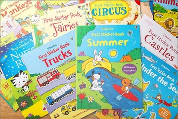 Usborne 貼紙書 3本/組＊夏日微風＊｜夏日微風↘限時下殺