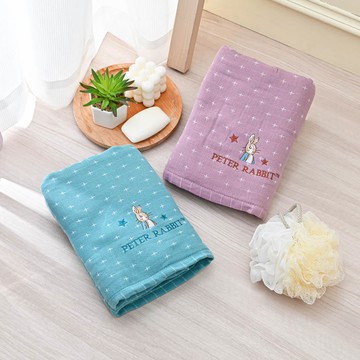 彼得兔星空紗布浴巾-多色任選