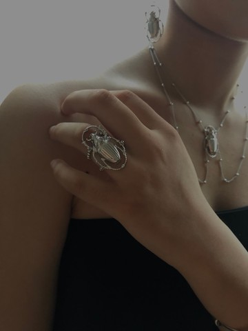 YELU聖甲蟲系列首飾作品