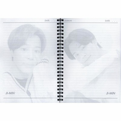 普通サイズ　メモ帳　ジミン　BTS 在庫なし☆BTS ジミン メモ帳小 1冊50枚 韓国製作者 さま グッズ