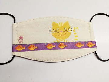 帆布口罩 蝶谷巴特拼貼 (成人/兒童)KOS01 (手作~獨一商品)