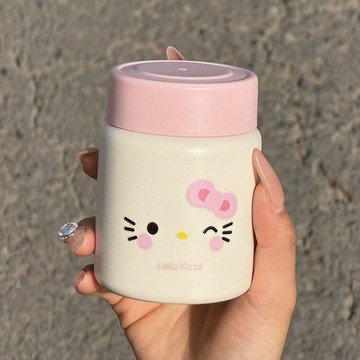 ✨臺灣出貨✨Hello Kitty可愛保溫杯便攜小巧高顏值口袋杯迷你學生水杯不鏽鋼